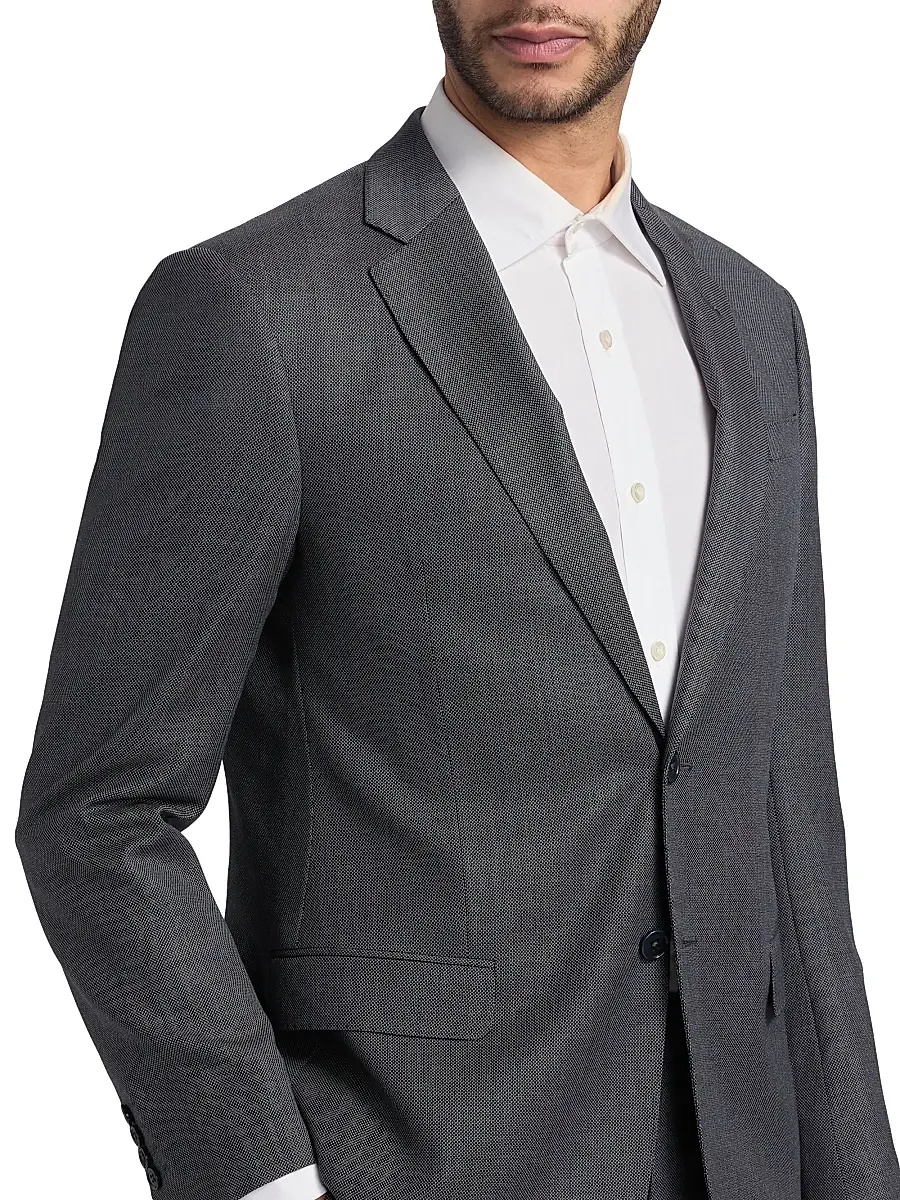 Emporio Armani Men's Virgin Wool Suit | Thumbnail 6 Emporio Armani Men's Virgin Wool Suit | Thumbnail 6