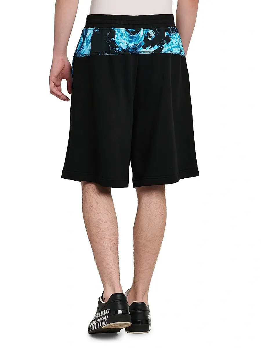 Versace Jeans Couture Men's Cotton Gym Shorts | Thumbnail 5 Versace Jeans Couture Men's Cotton Gym Shorts | Thumbnail 5