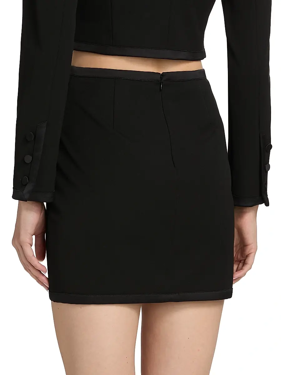 L'Agence Women's Cassiopeia Pocket-Detail Miniskirt | Thumbnail 5 L'Agence Women's Cassiopeia Pocket-Detail Miniskirt | Thumbnail 5