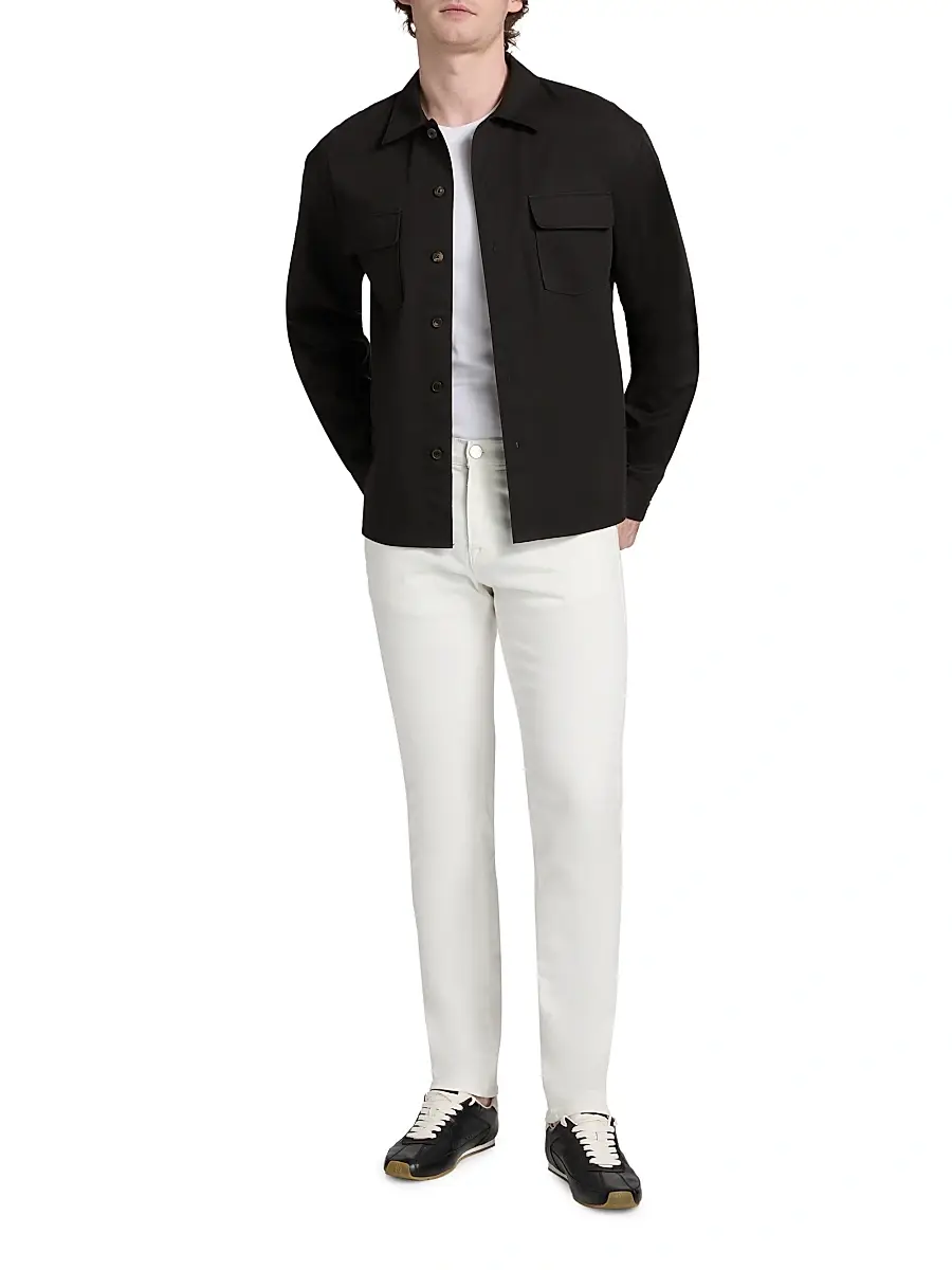 Frame Men's Washed Double Flap Pocket Overshirt | Thumbnail 2