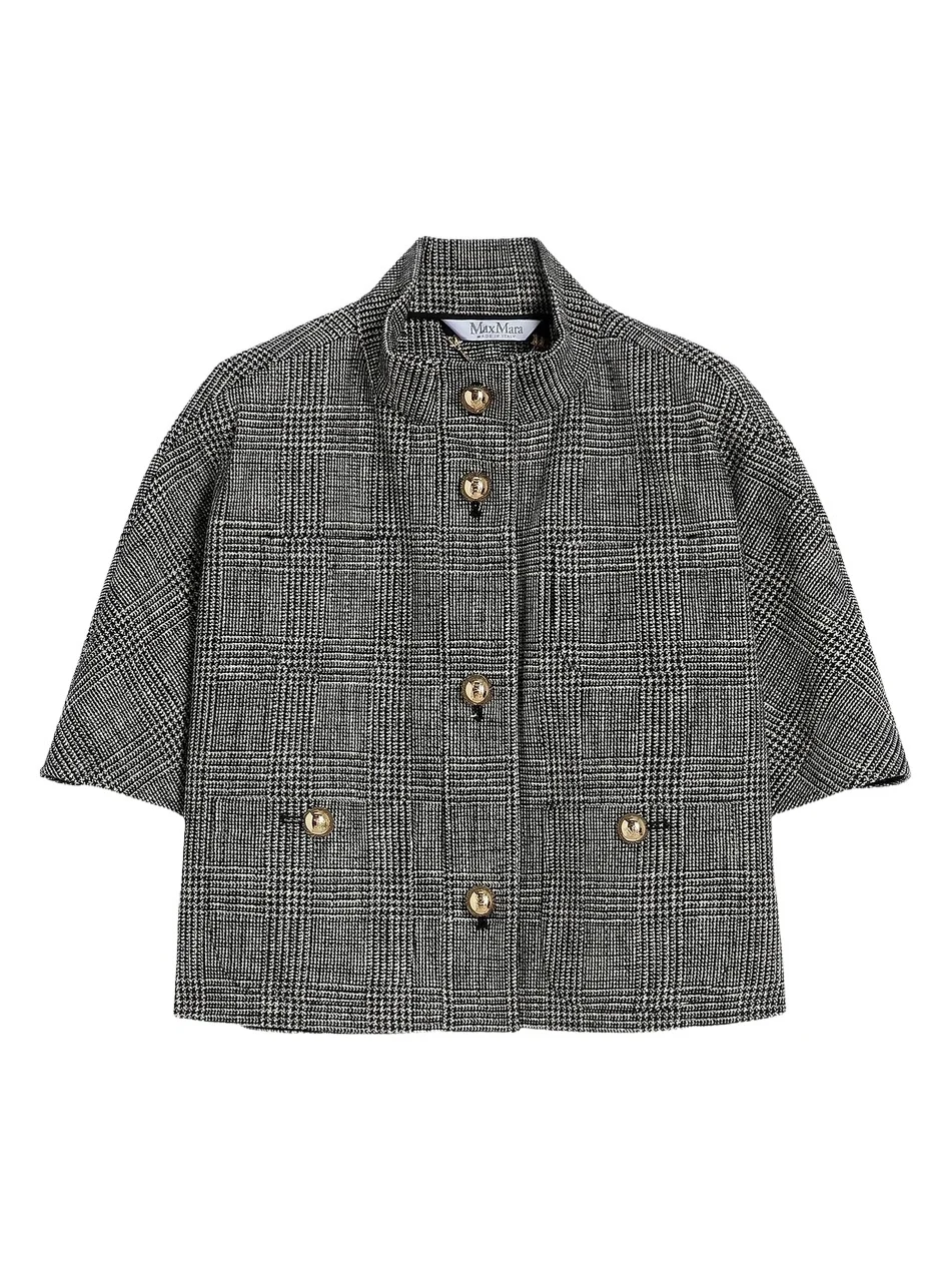 Max Mara Women's Patterned Cotton Cloak