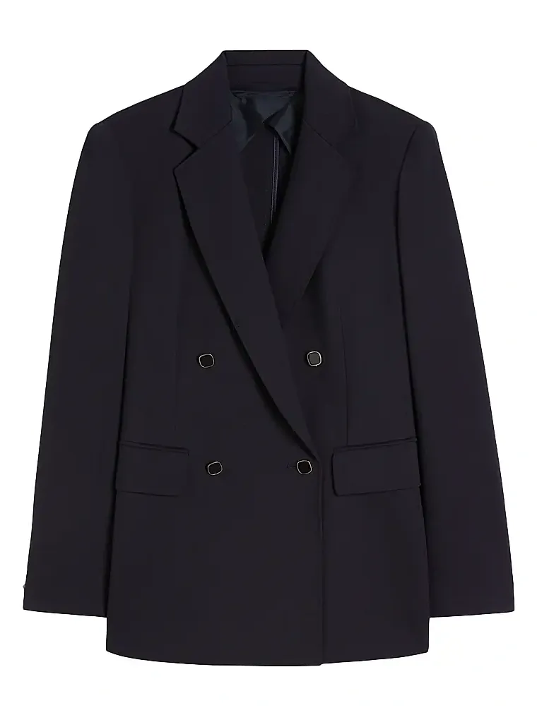 Max Mara Women's Milano Knit Double Breasted Jersey Blazer
