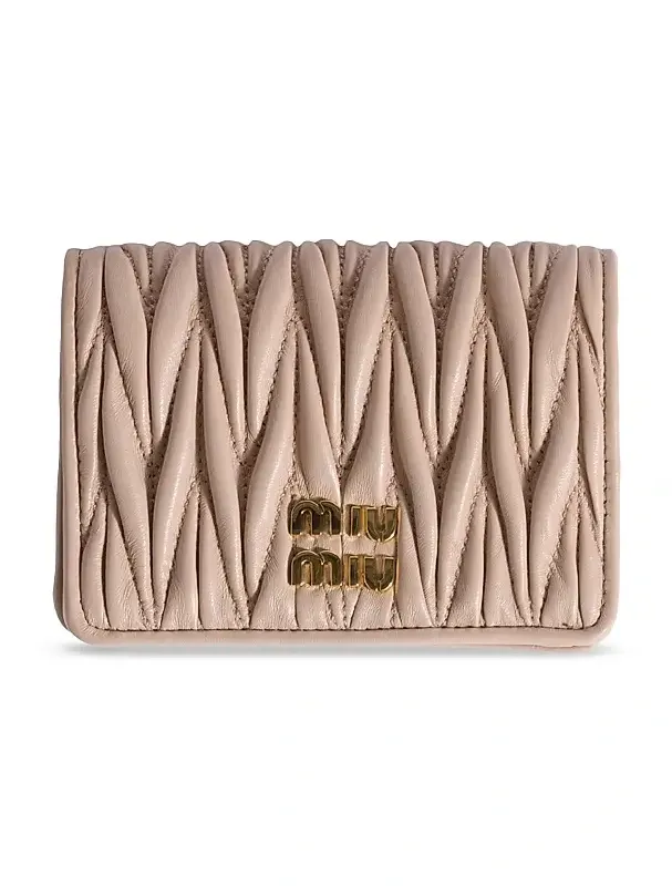 Women's Small Matelassé Nappa Leather Wallet
