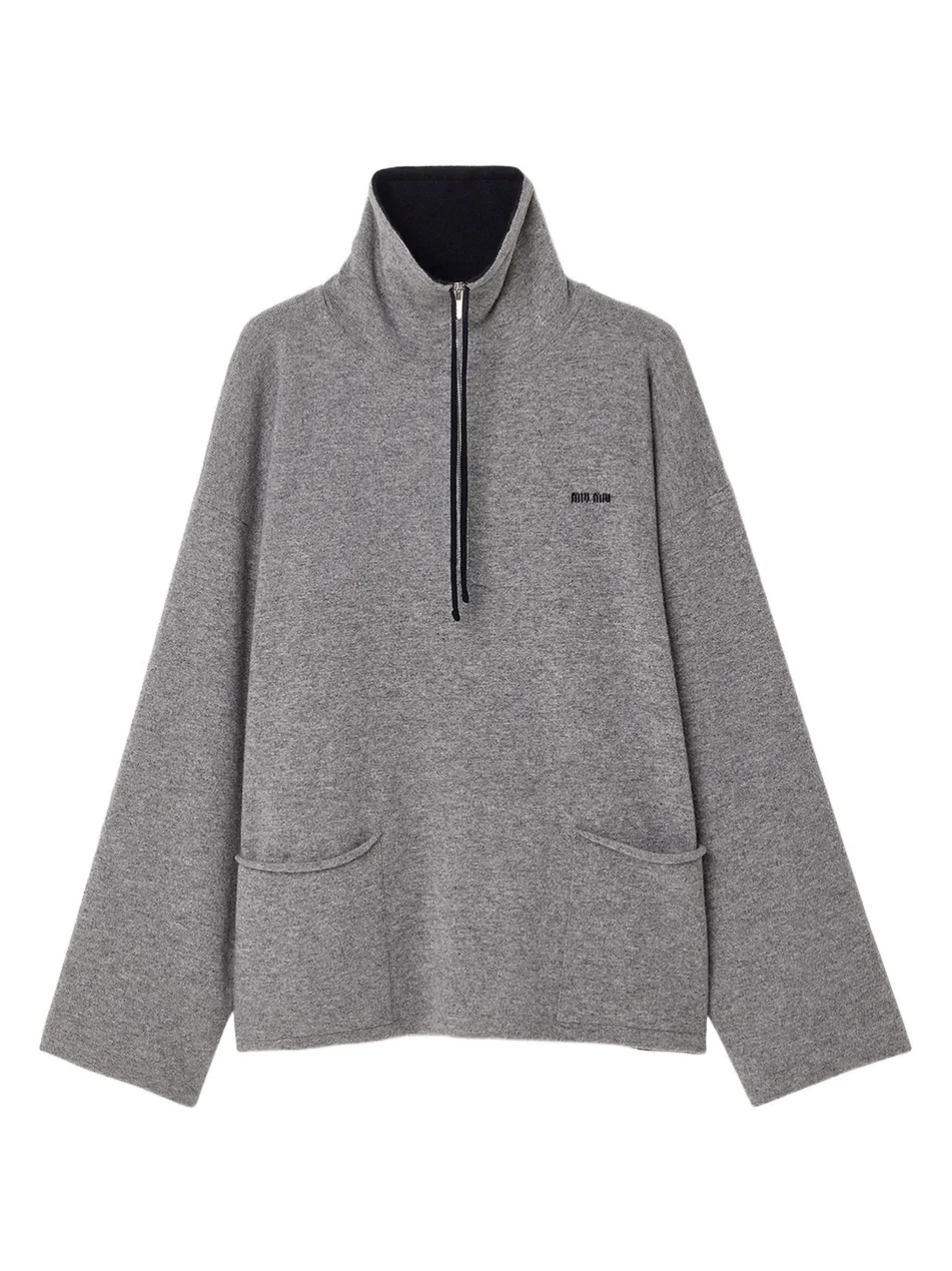 Women's Cashmere Half-Zipper Sweater Women's Cashmere Half-Zipper Sweater
