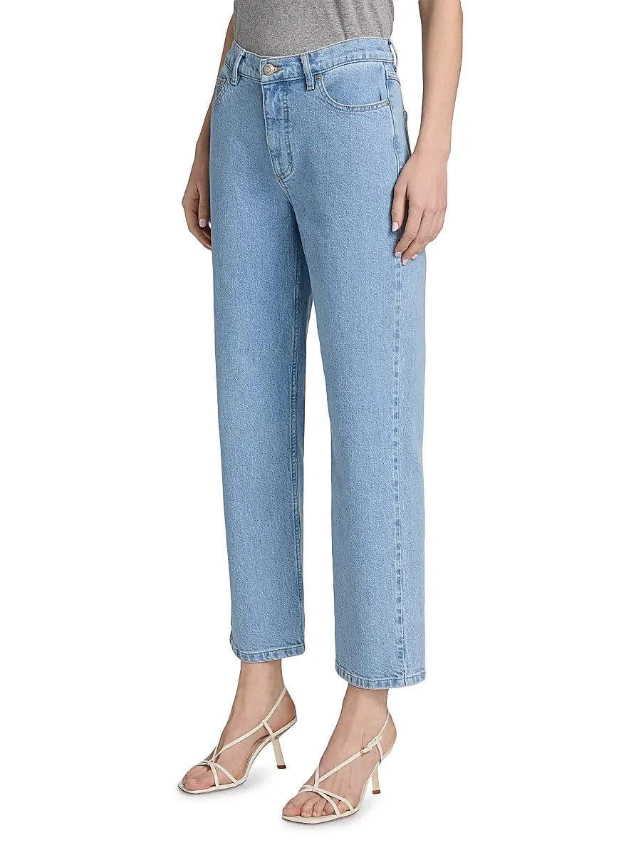 Cinq à Sept Women's Tommy High-Rise Straight Ankle Jeans | Thumbnail 4 Cinq à Sept Women's Tommy High-Rise Straight Ankle Jeans | Thumbnail 4