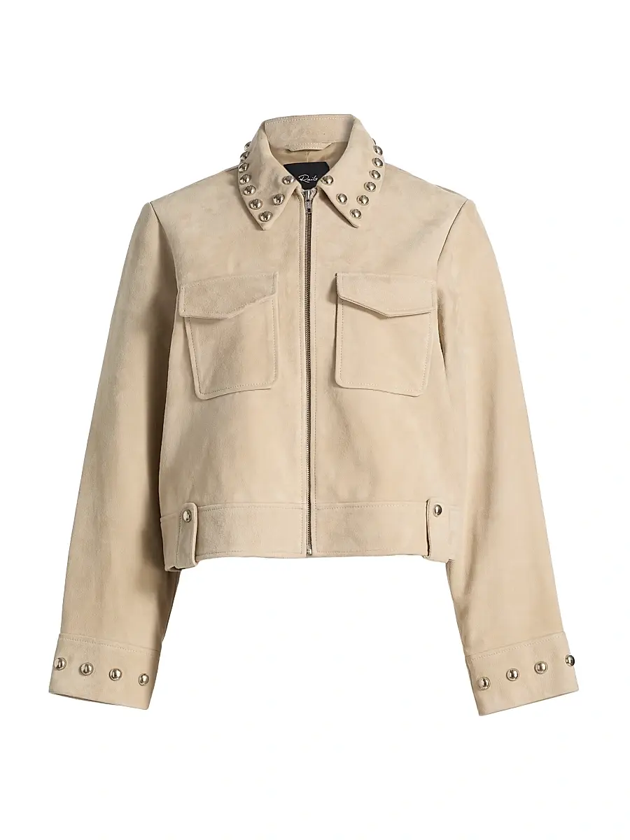 RAILS Women's Zeta Studded Suede Jacket | Image 1 RAILS Women's Zeta Studded Suede Jacket | Image 1
