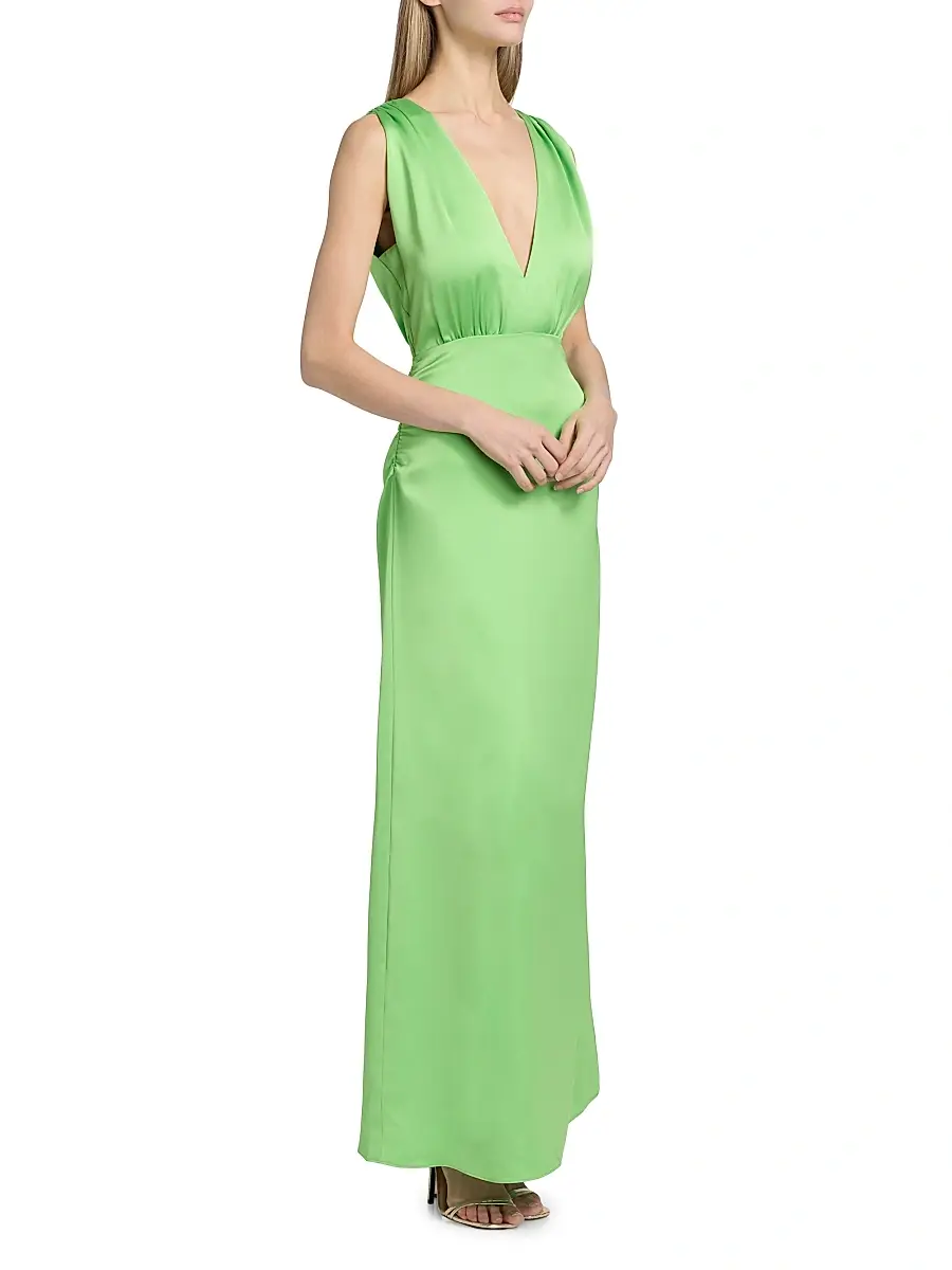 Ramy Brook Women's Martin Satin Gown | Thumbnail 4