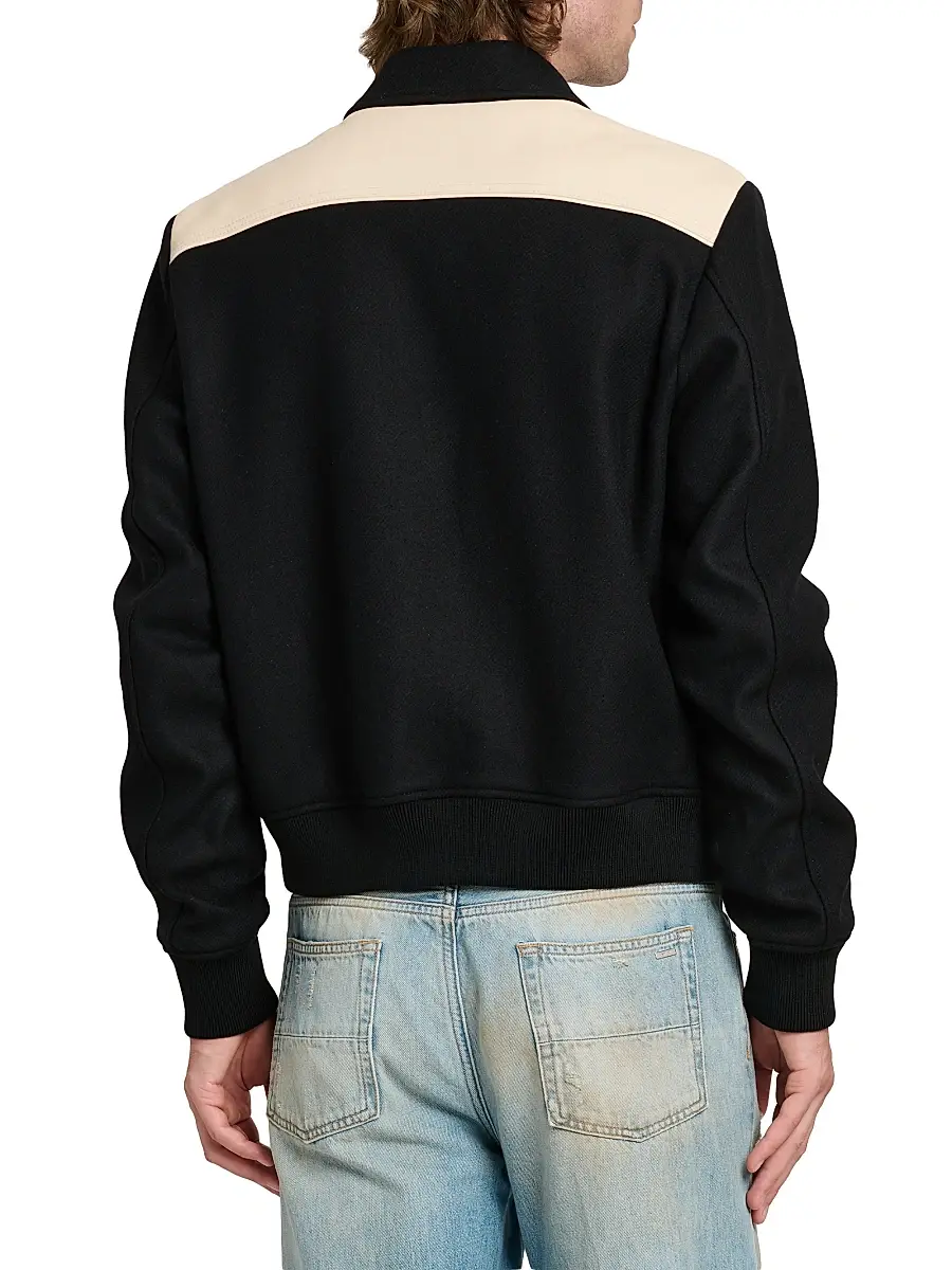 AMIRI Men's Ma Colorblock Wool-Blend Jacket | Thumbnail 5 AMIRI Men's Ma Colorblock Wool-Blend Jacket | Thumbnail 5