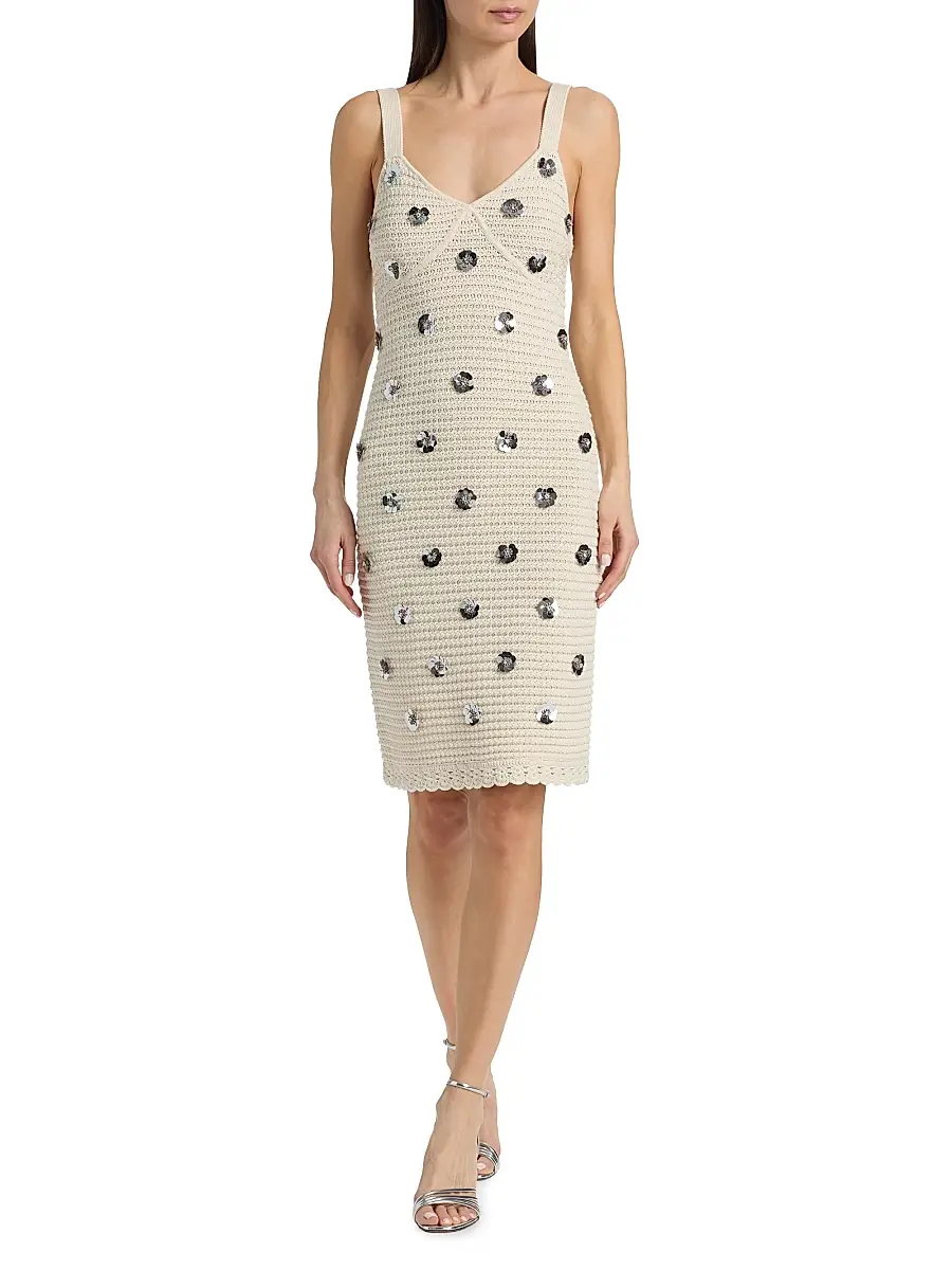 Toccin Women's Yoko Embellished Tweed Minidress | Thumbnail 2 Toccin Women's Yoko Embellished Tweed Minidress | Thumbnail 2