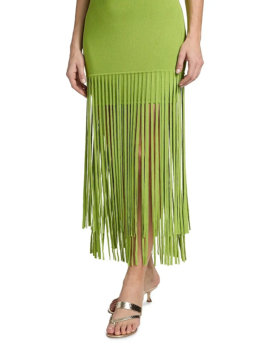 Toccin Women's Roxanne Fringed Maxi-Dress | Thumbnail 6 Toccin Women's Roxanne Fringed Maxi-Dress | Thumbnail 6