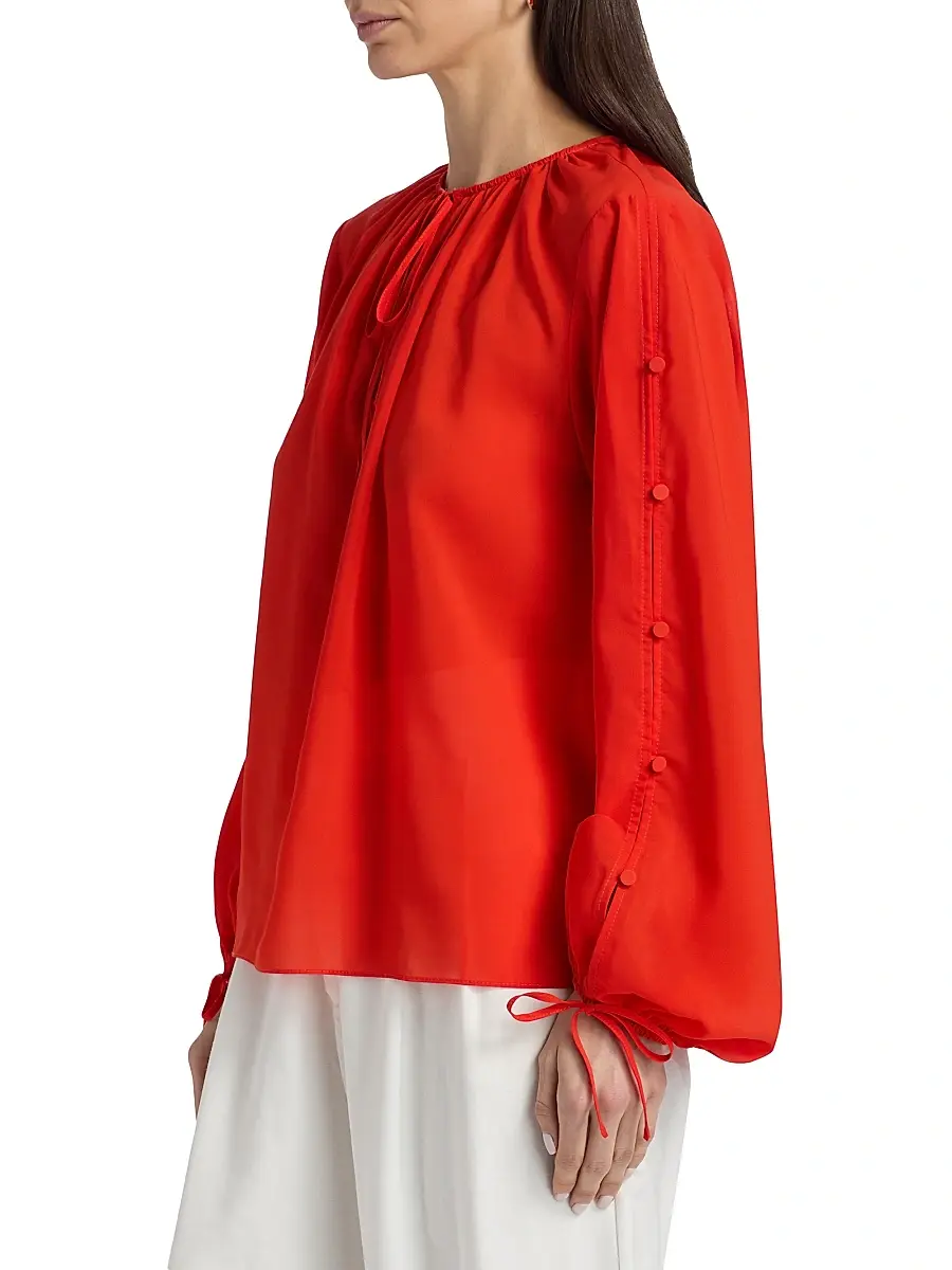 Toccin Women's Oletta Georgette Blouse | Thumbnail 4