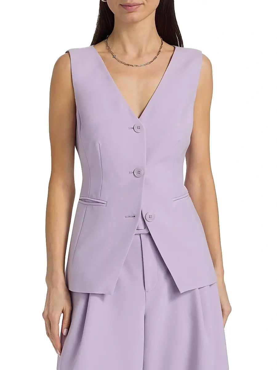 Toccin Women's Tibbie Solid Cutaway Vest | Thumbnail 3