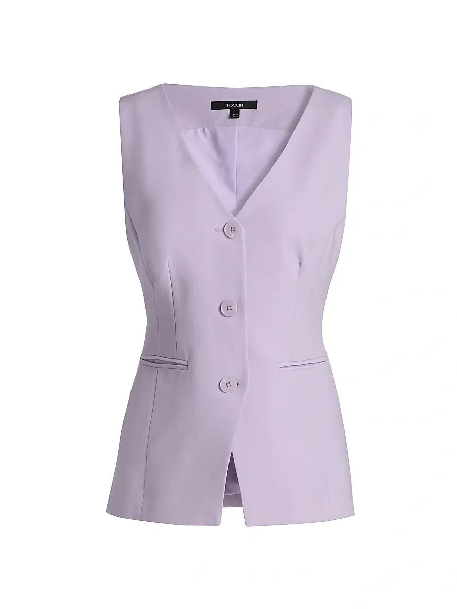 Toccin Women's Tibbie Solid Cutaway Vest