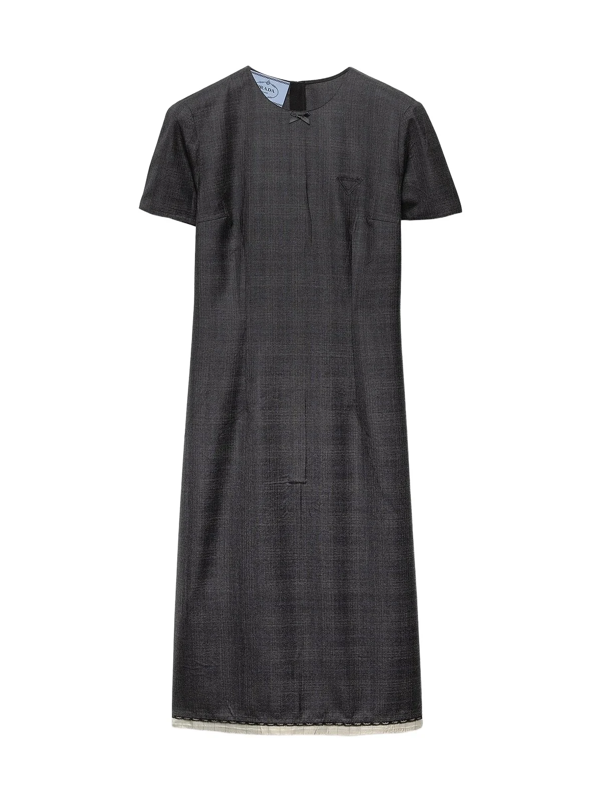 Women's Checked Wool Dress