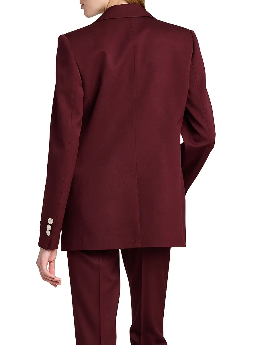 Versace Women's Stretch Wool Informal Blazer | Thumbnail 5 Versace Women's Stretch Wool Informal Blazer | Thumbnail 5