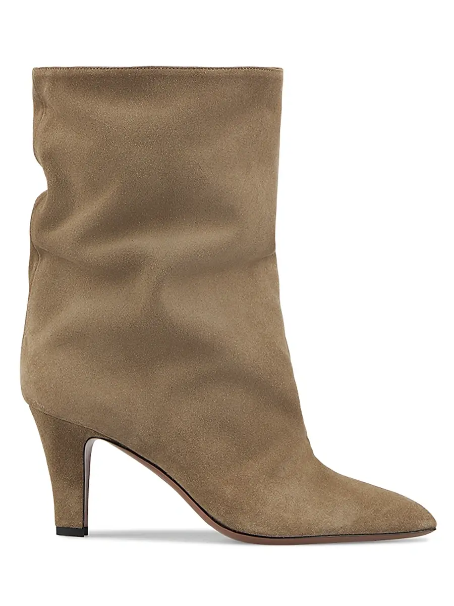 Women's Elsa 75MM Suede Ankle Boots Women's Elsa 75MM Suede Ankle Boots
