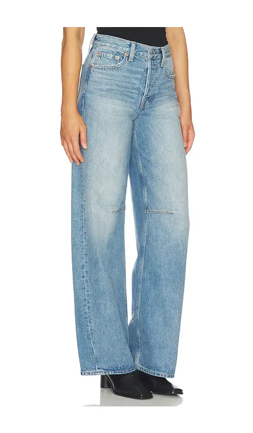 Pistola Sydney High Rise Bowed Wide Jeans | Thumbnail 2 Pistola Sydney High Rise Bowed Wide Jeans | Thumbnail 2