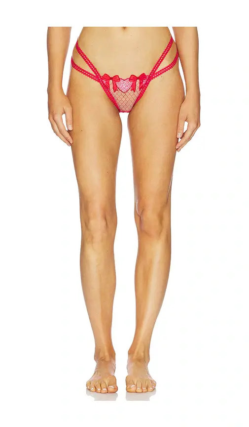 For Love & Lemons Perfect Match Thong Panty | Image 1 For Love & Lemons Perfect Match Thong Panty | Image 1