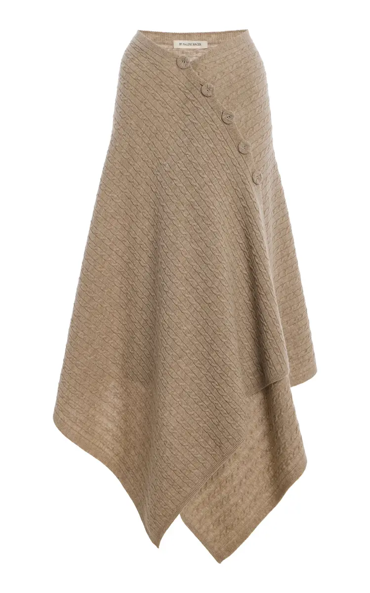 Liza Wool-Blend Knit Midi Skirt Liza Wool-Blend Knit Midi Skirt