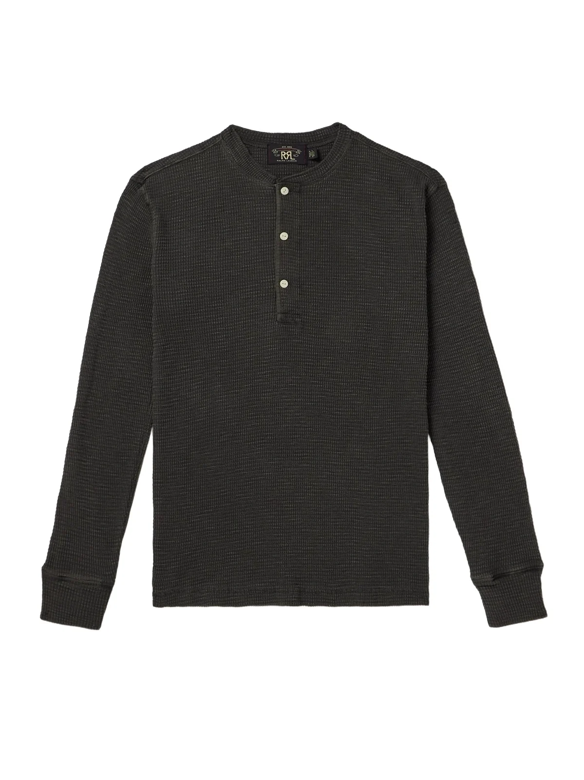 Slim-Fit Textured-Cotton Henley T-Shirt - Men Slim-Fit Textured-Cotton Henley T-Shirt - Men