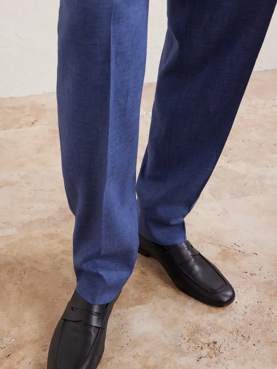 Zegna Tapered Pleated Linen Trousers - Men | Thumbnail 6 Zegna Tapered Pleated Linen Trousers - Men | Thumbnail 6