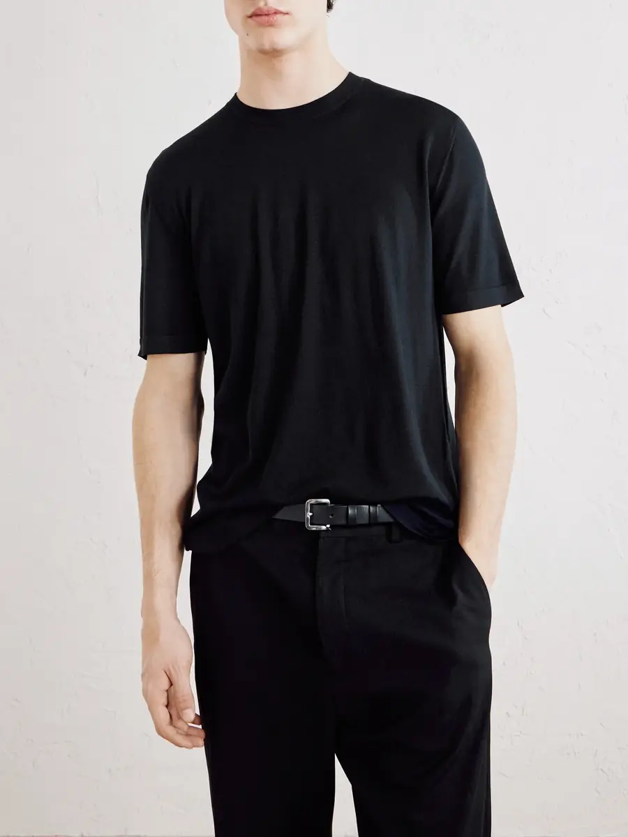 Zegna Wool T-Shirt - Men | Thumbnail 3