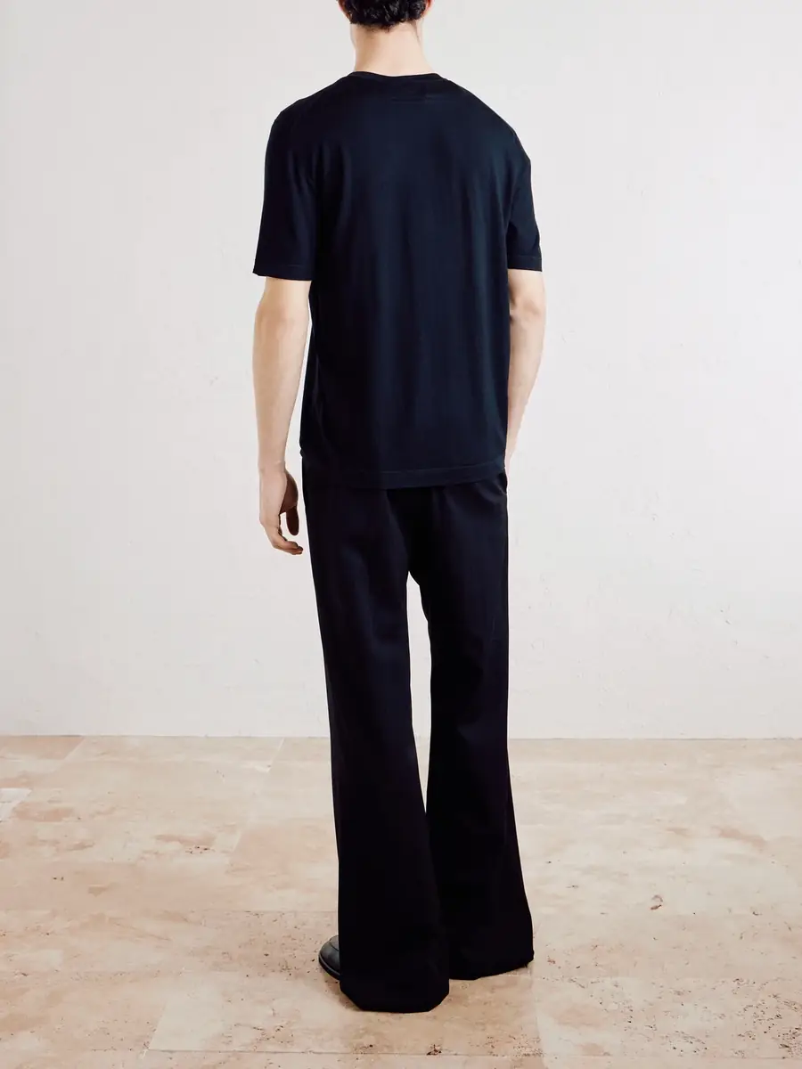 Zegna Wool T-Shirt - Men | Thumbnail 4