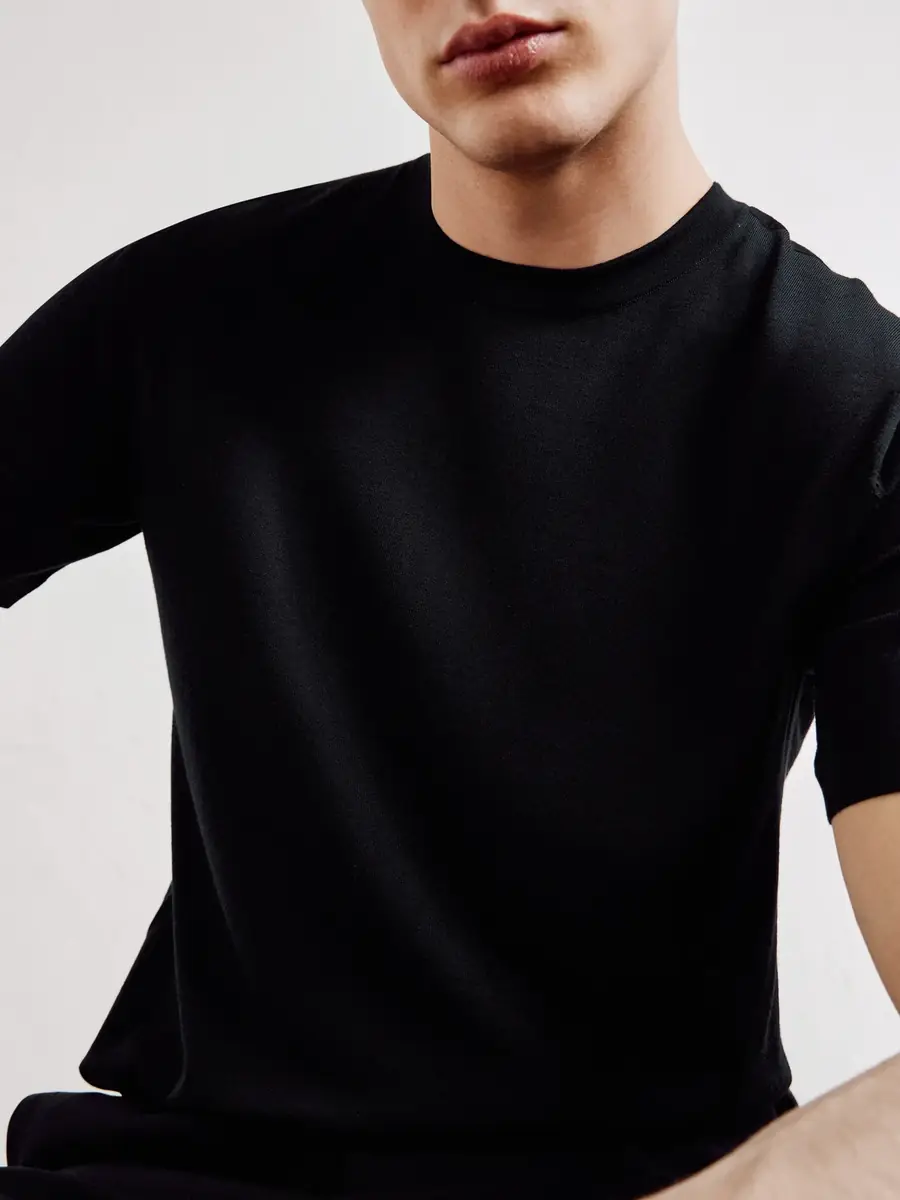 Zegna Wool T-Shirt - Men | Thumbnail 5