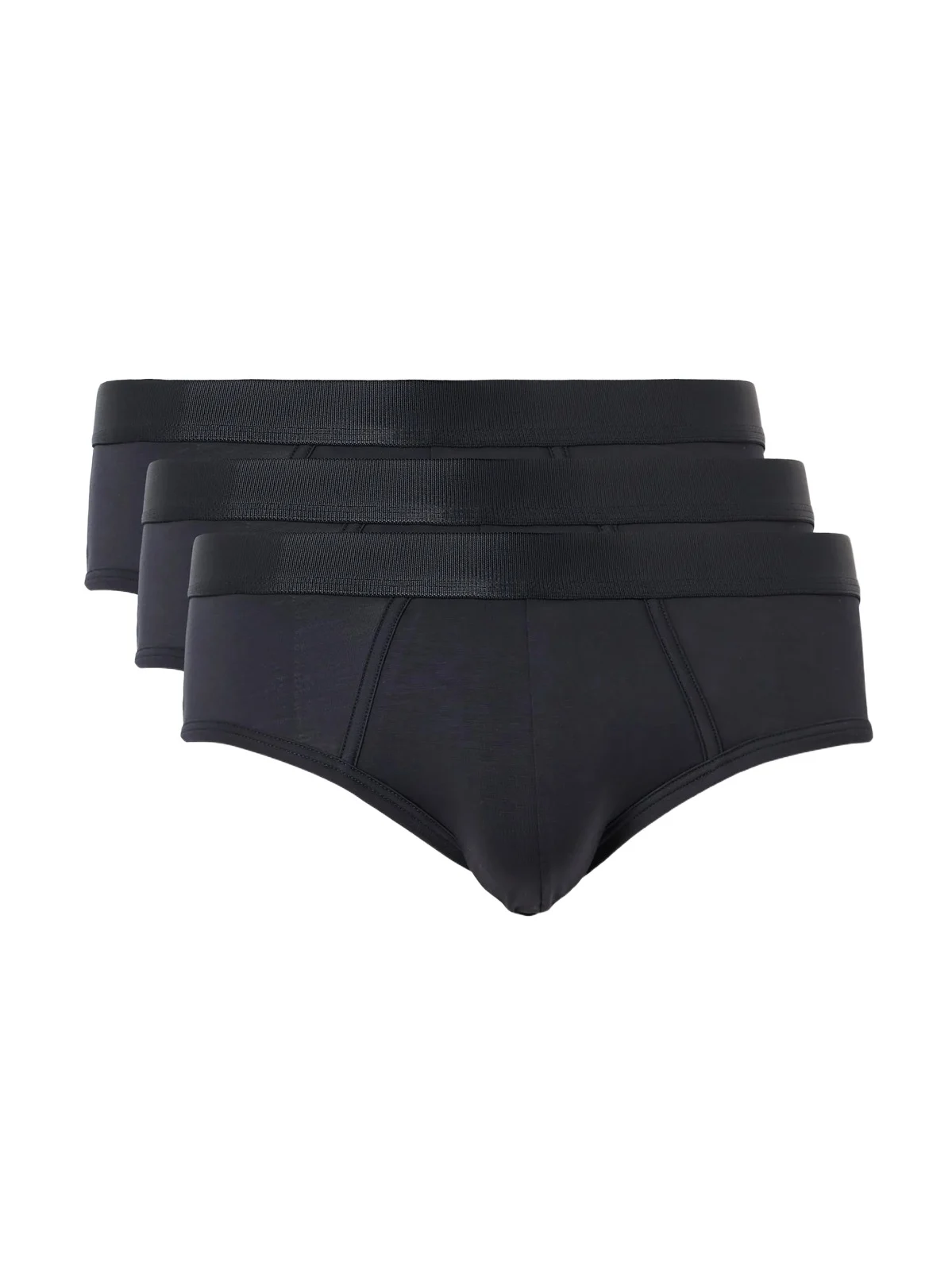 Three-Pack Stretch-Lyocell Briefs - Men Three-Pack Stretch-Lyocell Briefs - Men