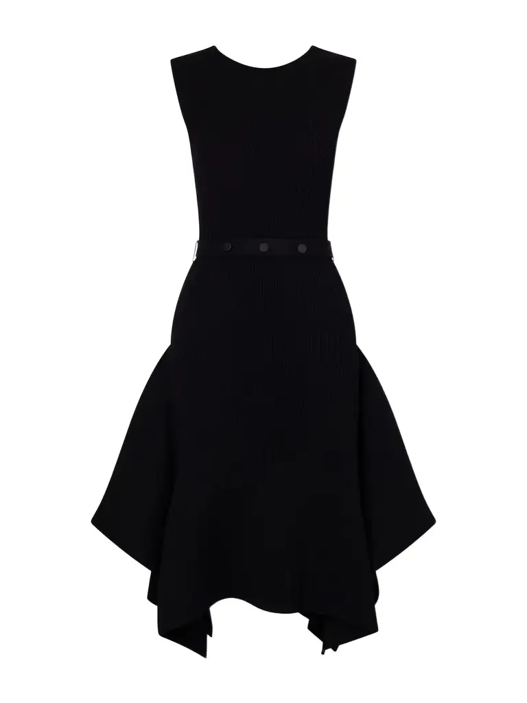 Proenza Schouler Artemis Belted Ribbed-knit Midi Dress | Image 1 Proenza Schouler Artemis Belted Ribbed-knit Midi Dress | Image 1