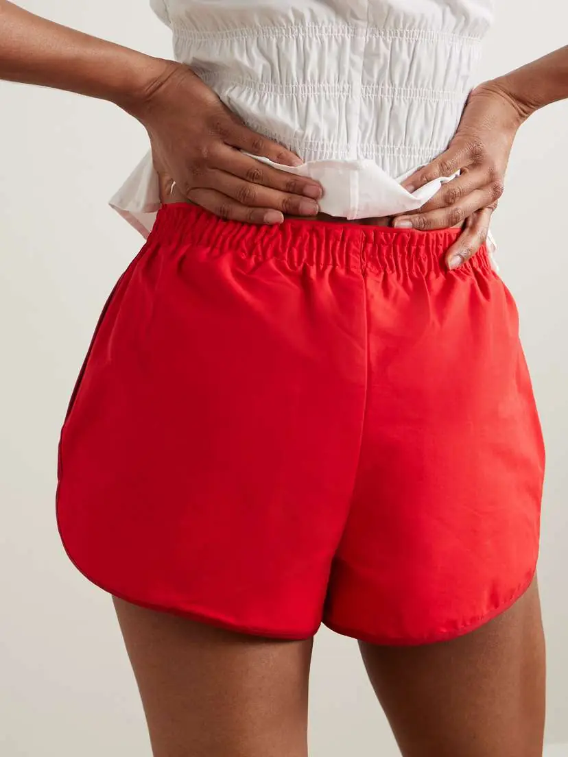 Staud Anchor Piped Cotton-blend Shorts | Thumbnail 3 Staud Anchor Piped Cotton-blend Shorts | Thumbnail 3