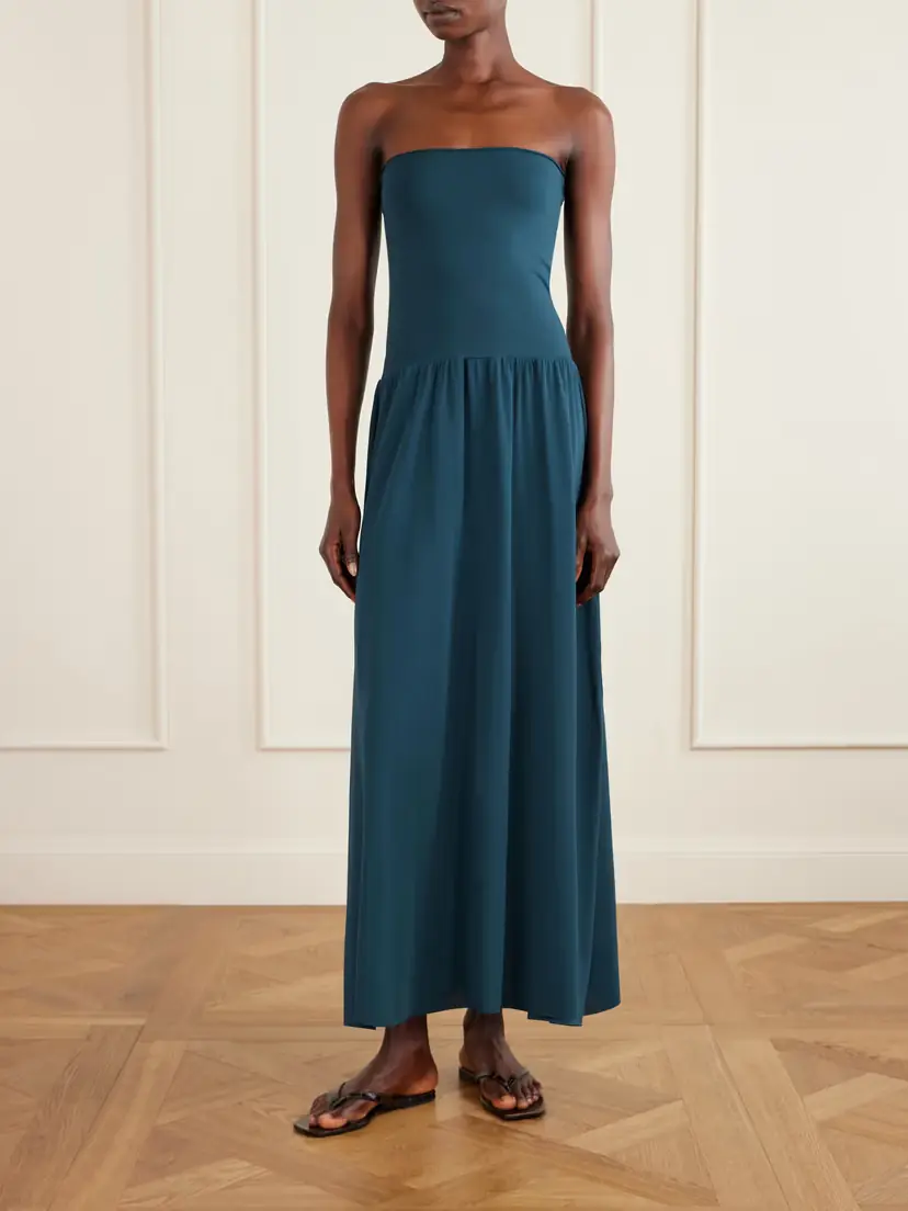 Eres Oda Strapless Stretch-jersey Maxi Dress | Thumbnail 2 Eres Oda Strapless Stretch-jersey Maxi Dress | Thumbnail 2