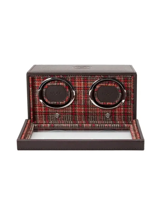 x WM Brown Double Watch Winder