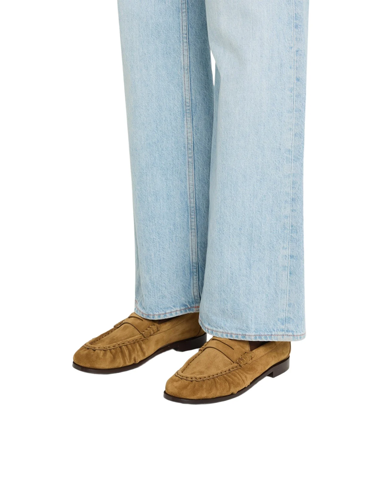Le Suede YSL Penny Loafers
