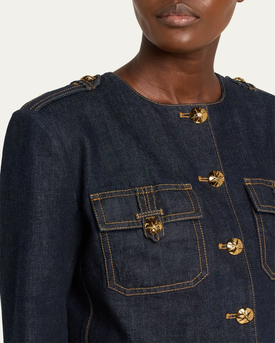 Zimmermann Rebellion Denim Jacket | Thumbnail 5 Zimmermann Rebellion Denim Jacket | Thumbnail 5