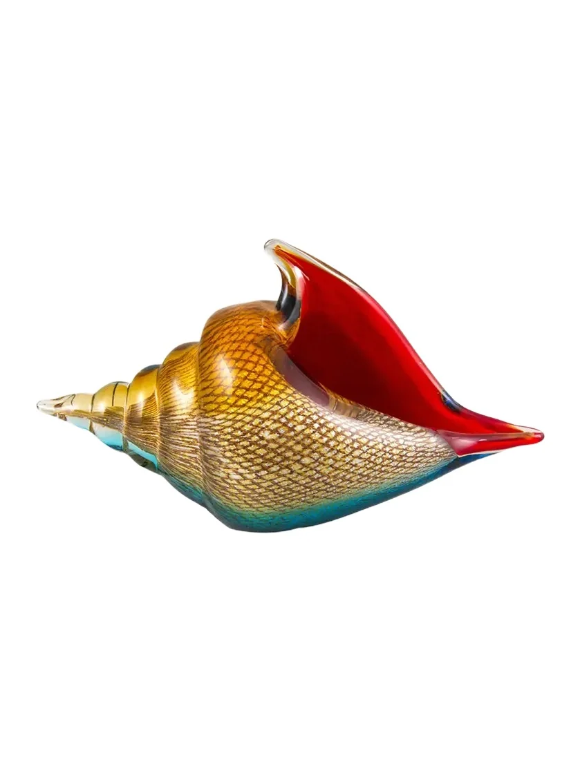 Dale Tiffany Oceanside Sea Shell Art Glass Sculpture