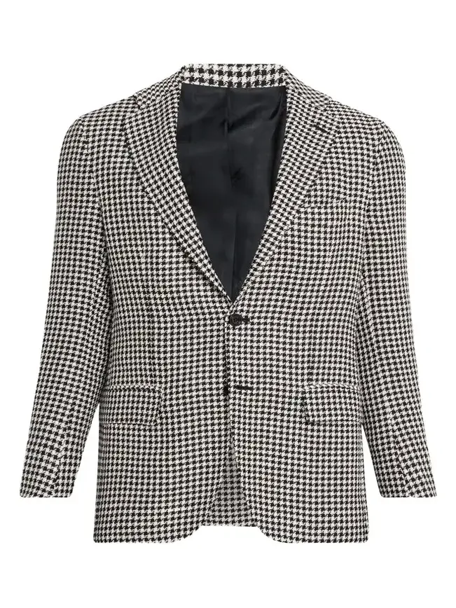 Men's Check Cashmere-Linen Sport Coat Men's Check Cashmere-Linen Sport Coat