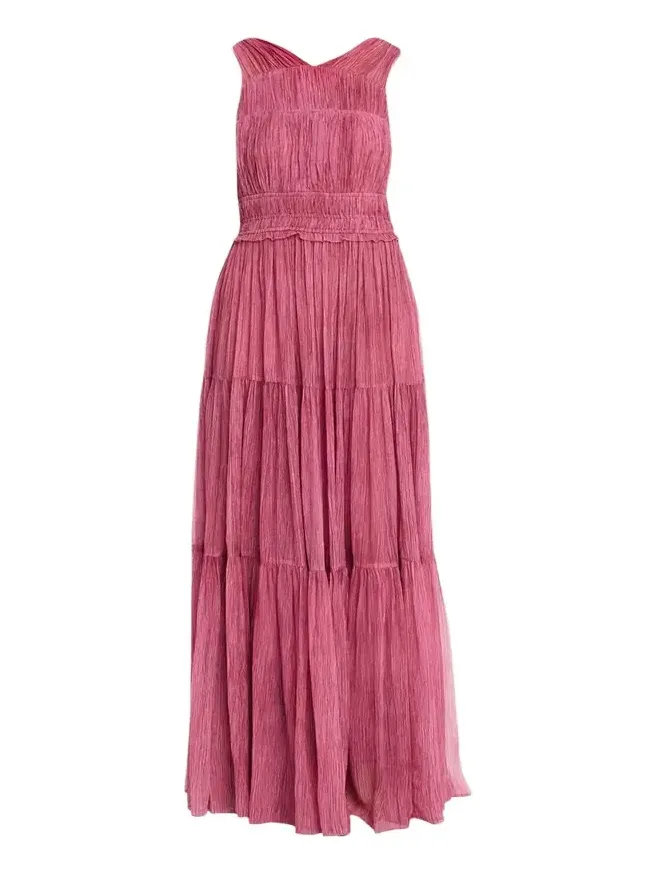 Freesia Sleeveless Silk Chiffon Gown Freesia Sleeveless Silk Chiffon Gown