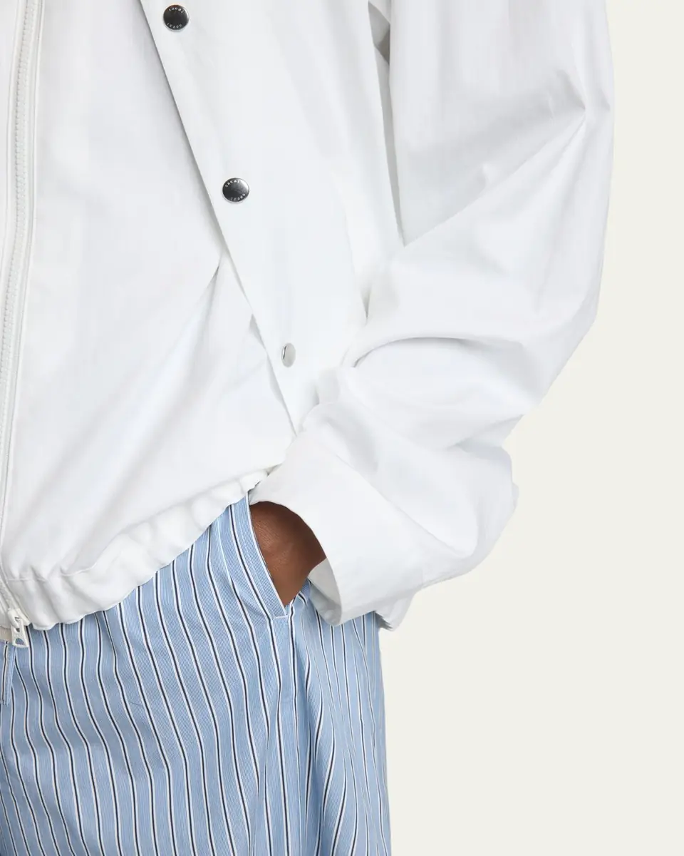 SACAI Men's Cotton Poplin Shirt Jacket | Thumbnail 5