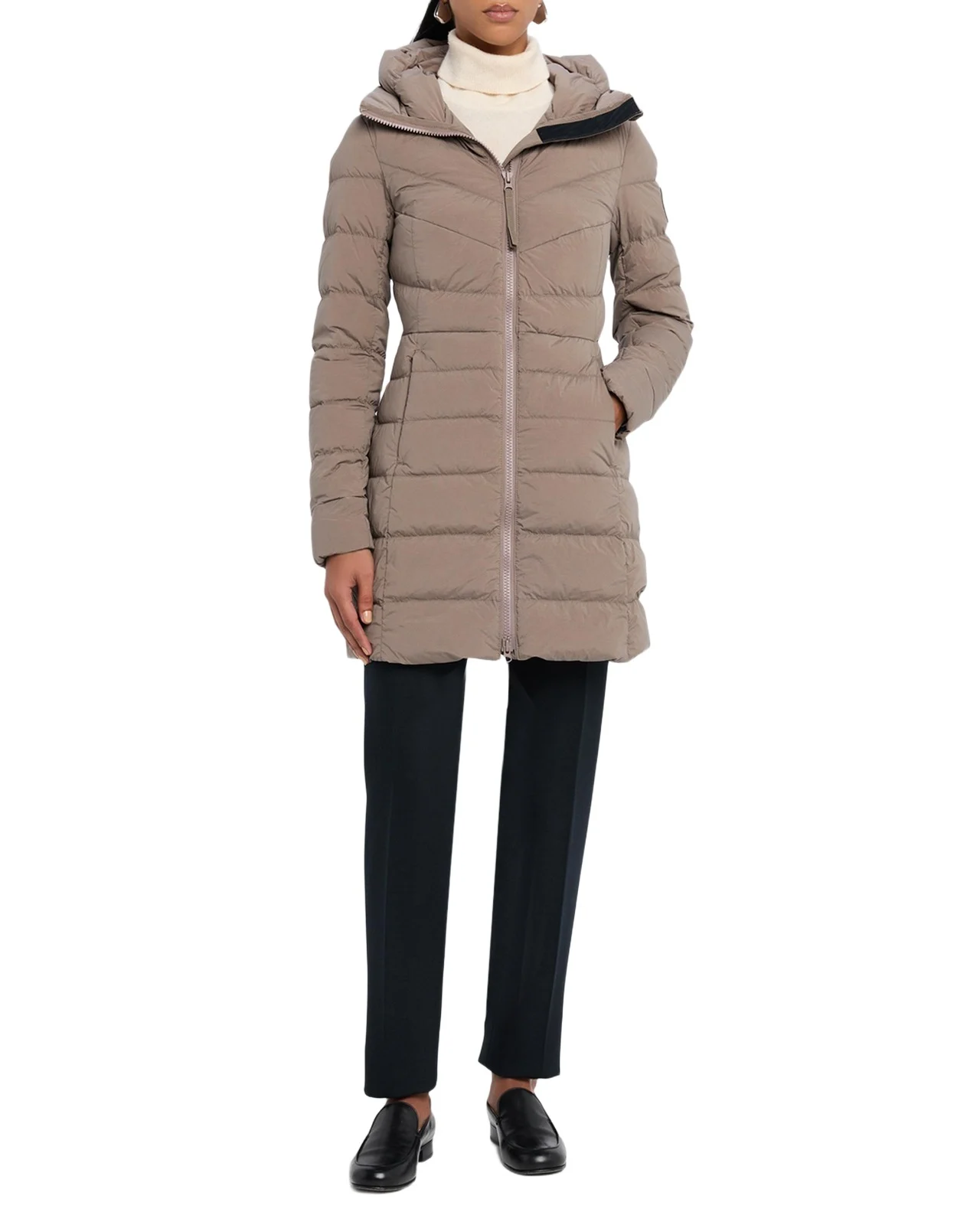 Clair Down Hooded Coat