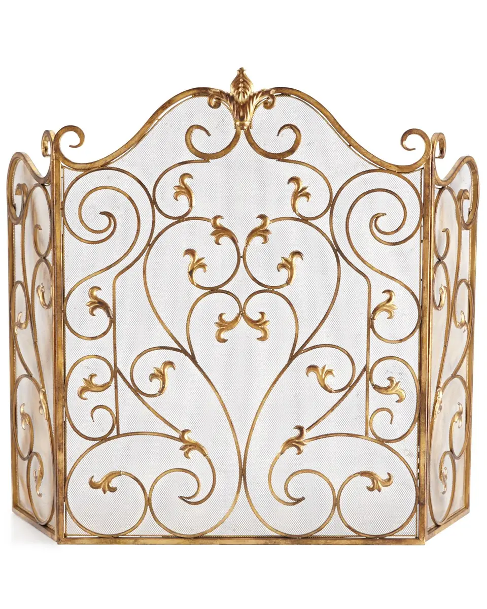 Old World Design Vivienne Fireplace Screen | Thumbnail 2 Old World Design Vivienne Fireplace Screen | Thumbnail 2