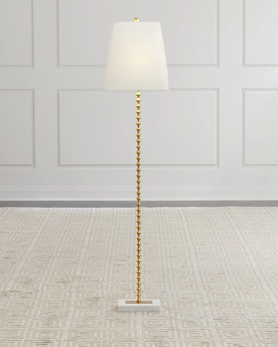 Old World Design Jana Gold Ball Floor Lamp | Thumbnail 2