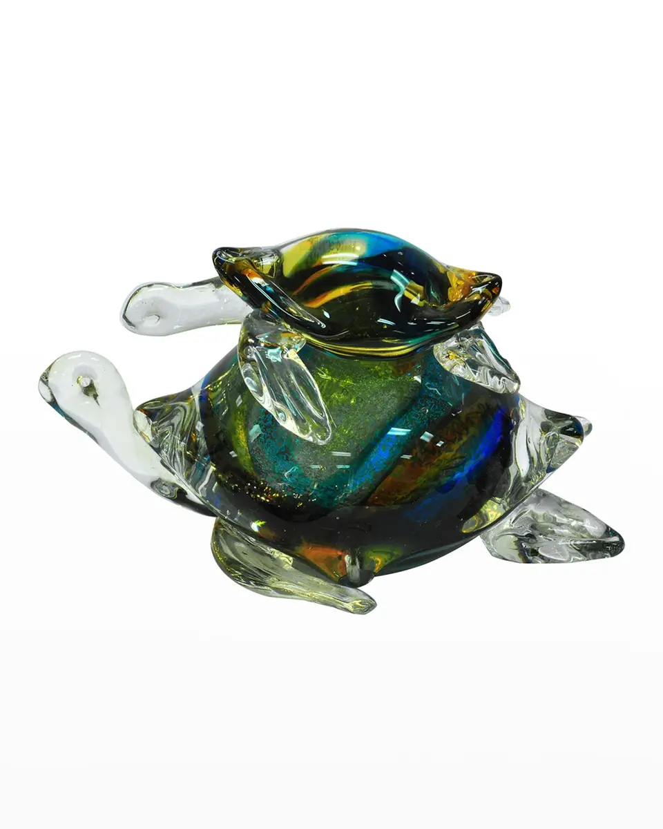 Dale Tiffany Colorful Sea Turtle Figurine | Thumbnail 2