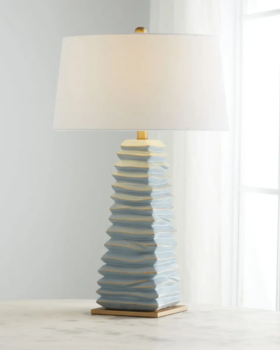 Old World Design Carley Soft Teal Table Lamp | Thumbnail 2 Old World Design Carley Soft Teal Table Lamp | Thumbnail 2