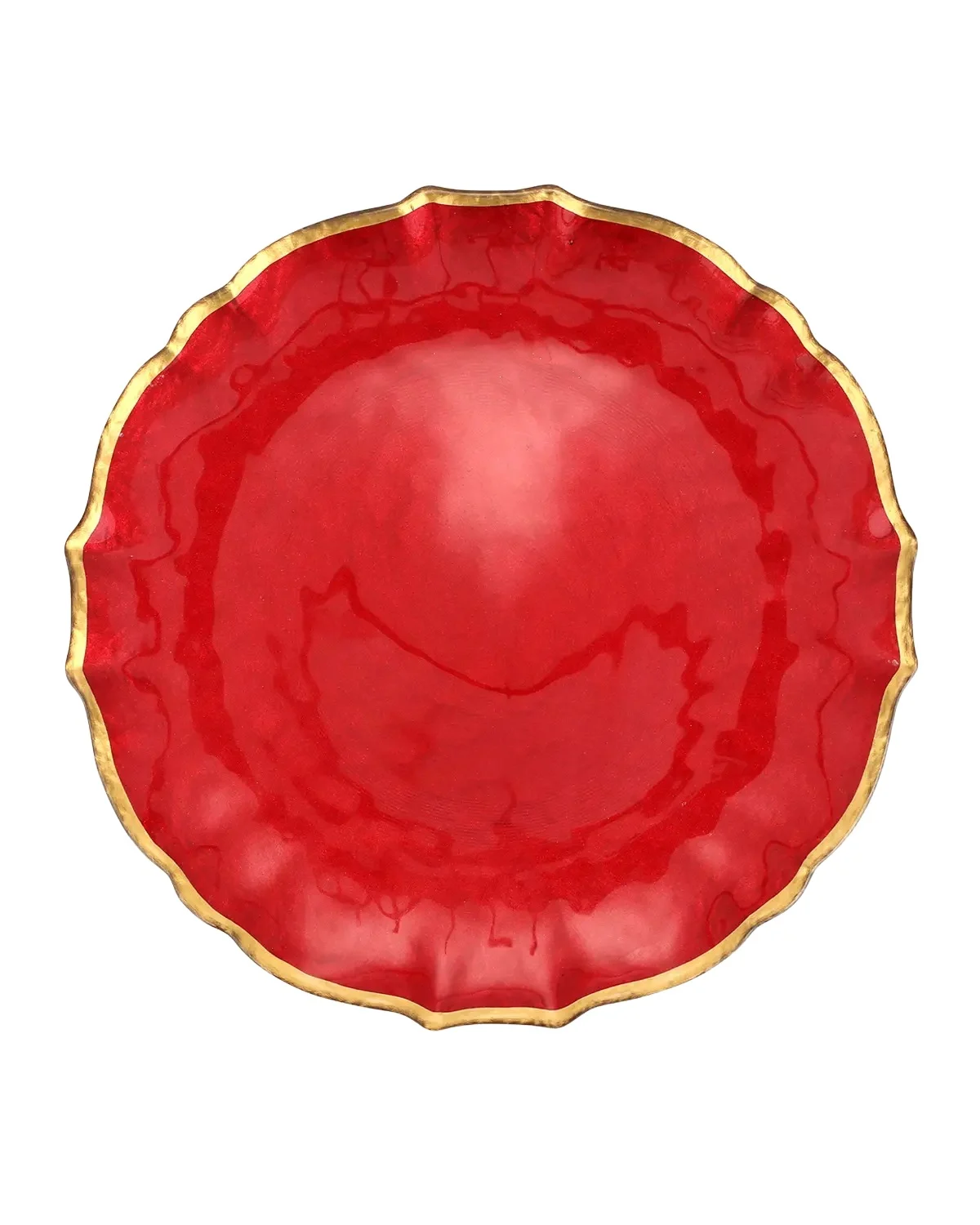 Vietri Baroque Glass Dinner Plate