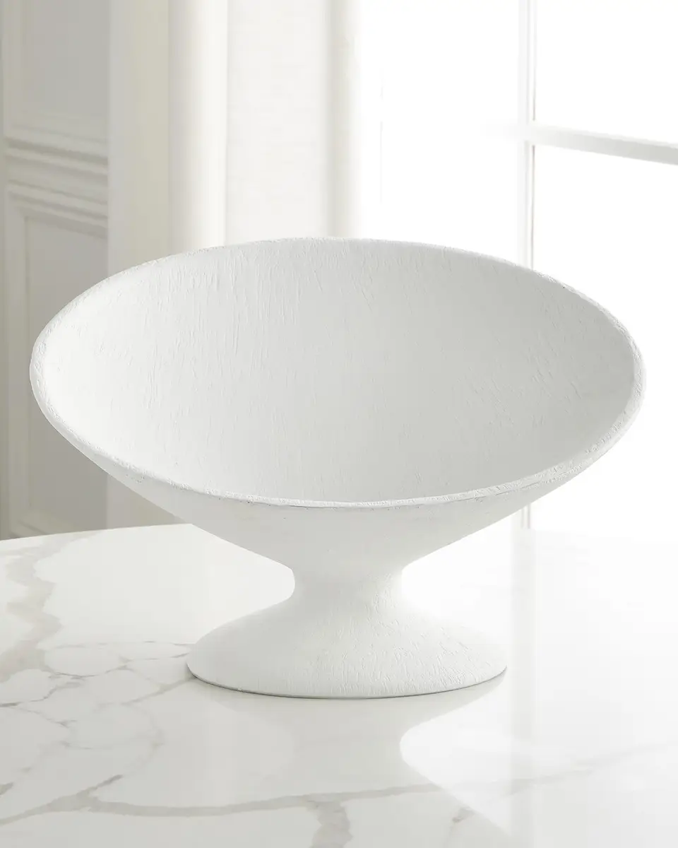 Old World Design Emelia Oval Gesso Display Bowl | Thumbnail 2 Old World Design Emelia Oval Gesso Display Bowl | Thumbnail 2