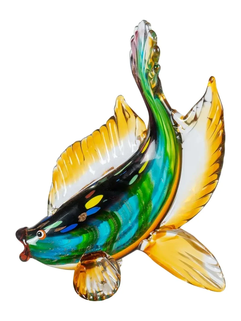 Dale Tiffany Bavaro Fish Art Glass Figurine
