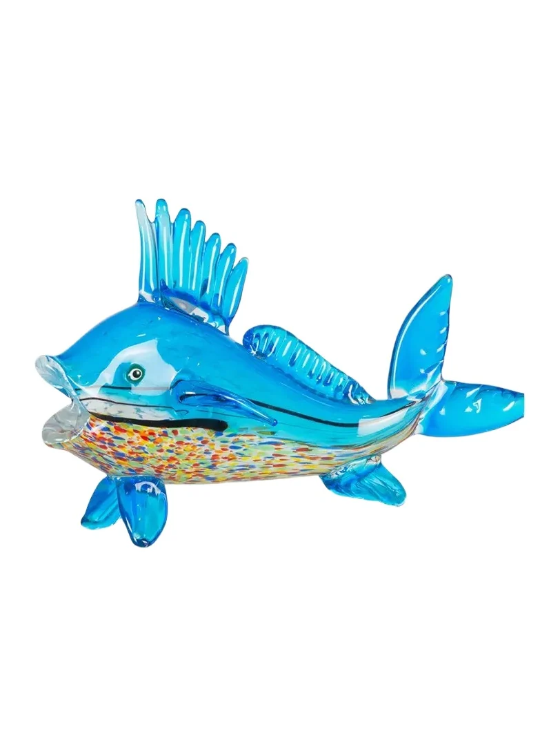 Dale Tiffany Coronado Art Glass Fish Figurine