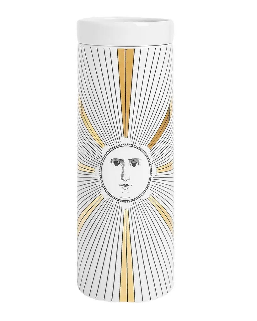FORNASETTI Scented Tower Candle Blue & White/Giardino Settecentesco | Image 1 FORNASETTI Scented Tower Candle Blue & White/Giardino Settecentesco | Image 1