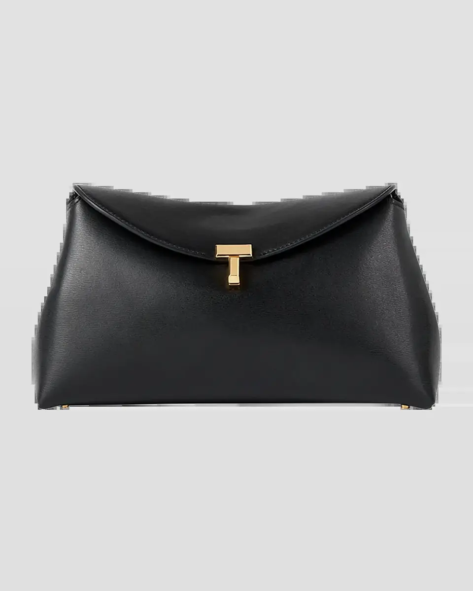 TOTEME T-Lock Clutch in Palmellata Leather | Thumbnail 2 TOTEME T-Lock Clutch in Palmellata Leather | Thumbnail 2